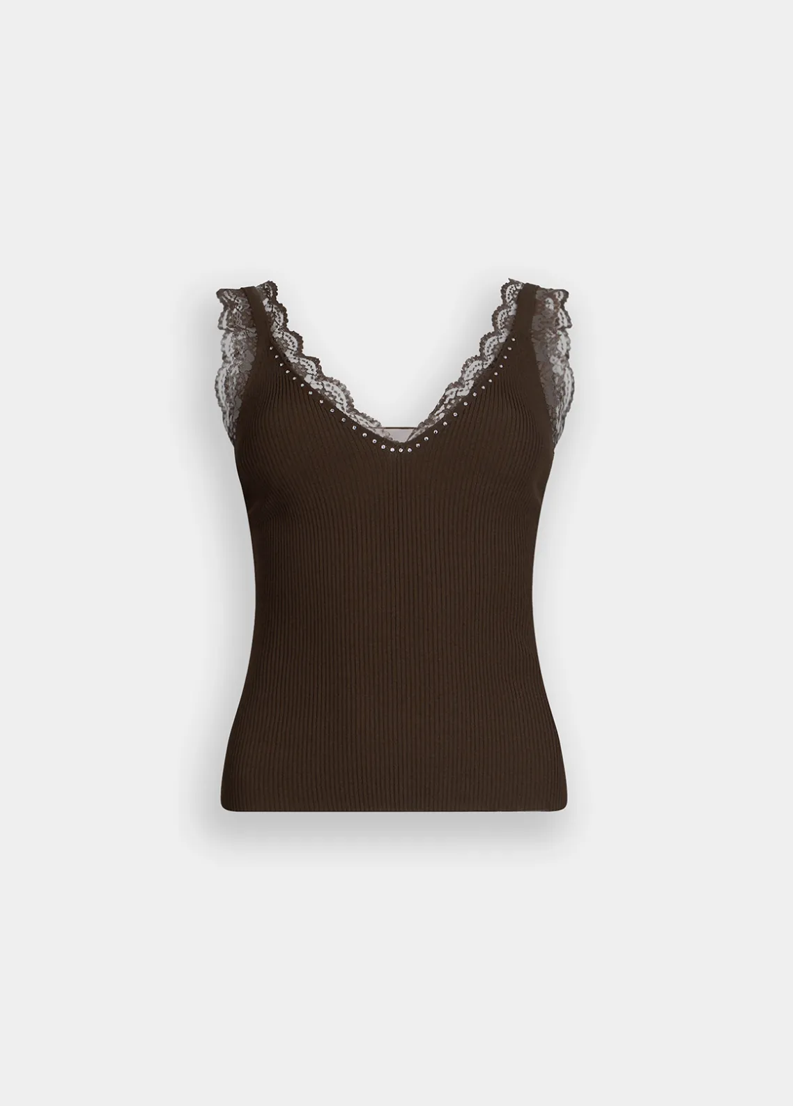 Liu Jo Top con detalles de encaje-Mujer Camisetas Y Tops