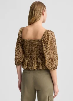 Liu Jo Top con estampado animal-Mujer Camisas Y Blusas