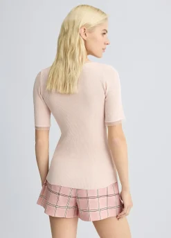Liu Jo Top con inserciones de tul-Mujer Cárdigans Y Jerséis