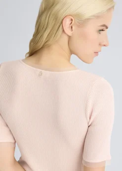 Liu Jo Top con inserciones de tul-Mujer Cárdigans Y Jerséis