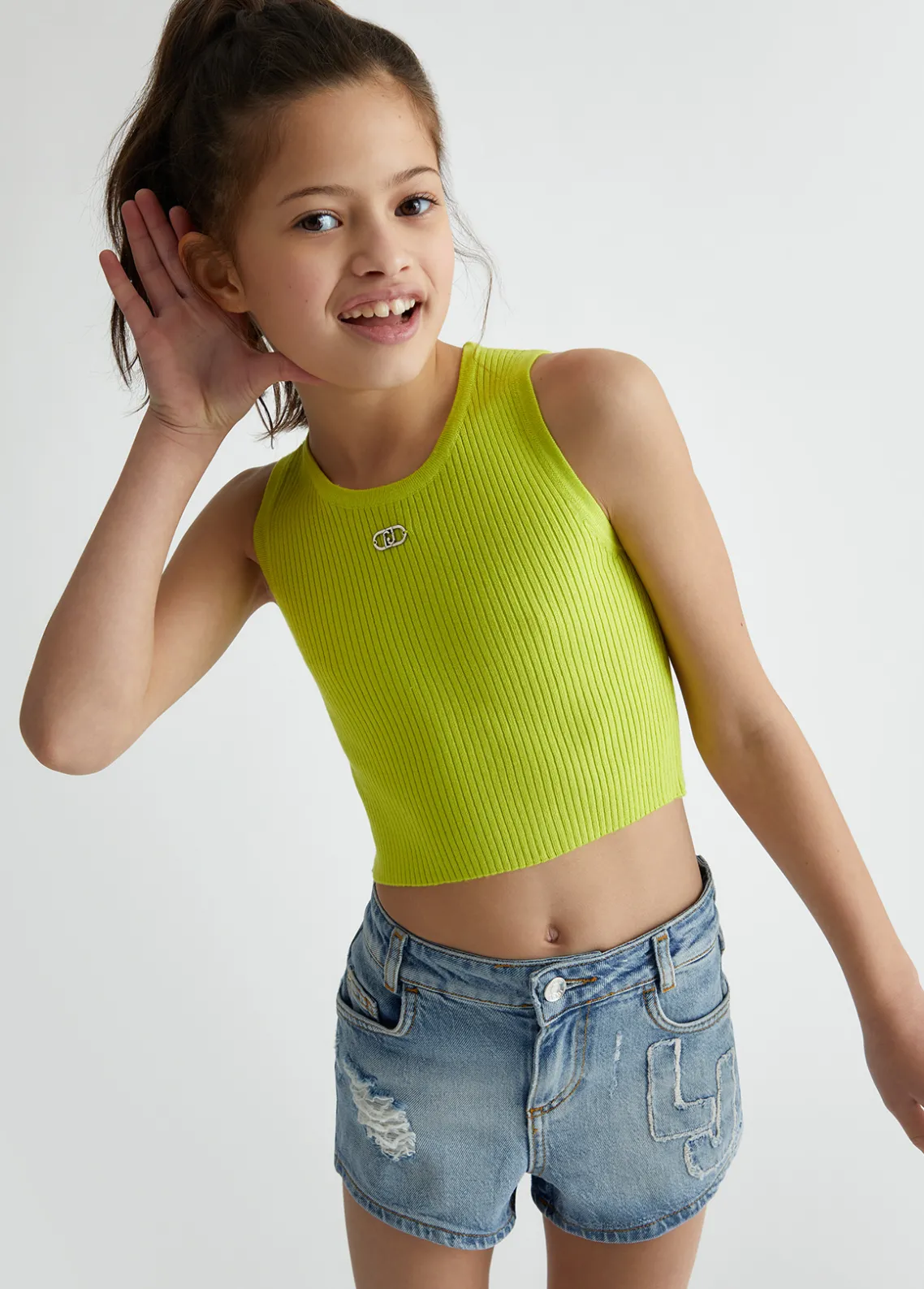 Liu Jo Top con logotipo- Camisetas Y Sudaderas