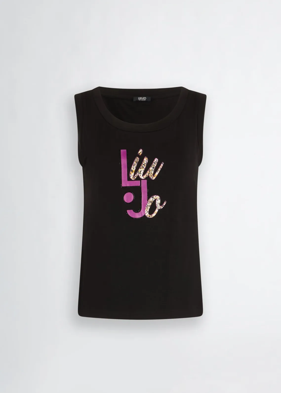 Liu Jo Top con logotipo y strass-Mujer Moda Baño|Camisetas Y Tops