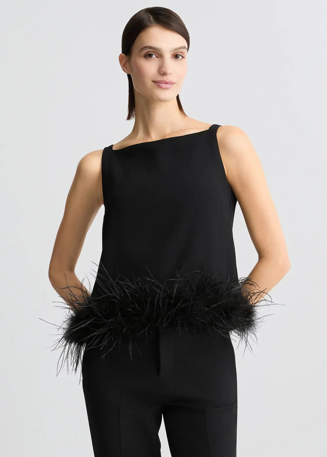 Liu Jo Top con Plumas-Mujer Camisetas Y Tops|Ceremonia