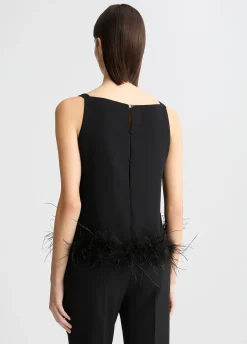 Liu Jo Top con Plumas-Mujer Camisetas Y Tops|Ceremonia