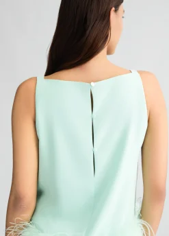 Liu Jo Top con Plumas-Mujer Camisetas Y Tops|Ceremonia