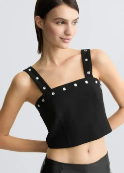 Liu Jo Top con strass-Mujer Tailleur|Camisetas Y Tops