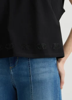 Liu Jo Top de algodón-Mujer Ropa Deportiva|Camisetas Y Tops
