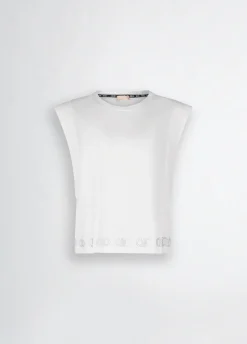 Liu Jo Top de algodón-Mujer Camisetas Y Tops
