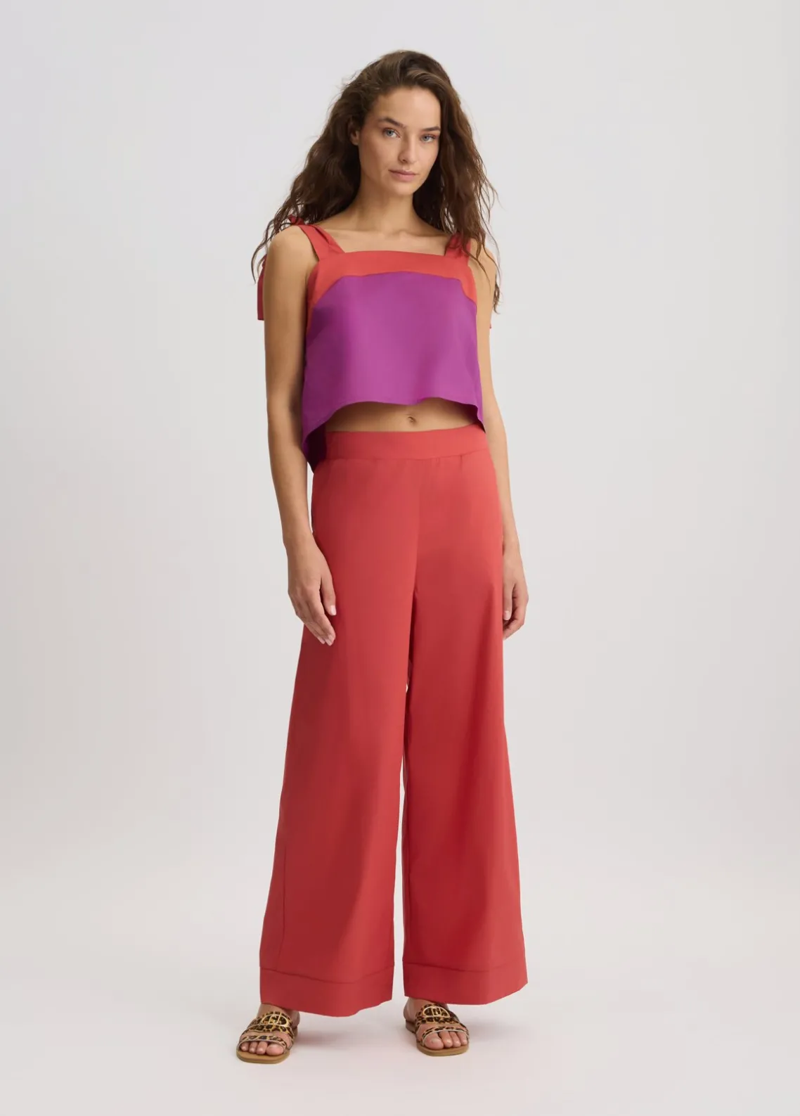 Liu Jo Top de algodón con lacitos-Mujer Moda Baño|Camisetas Y Tops
