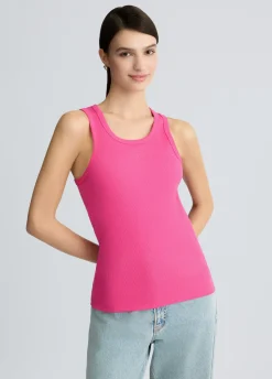 Liu Jo Top de algodón con logotipo-Mujer Camisetas Y Tops