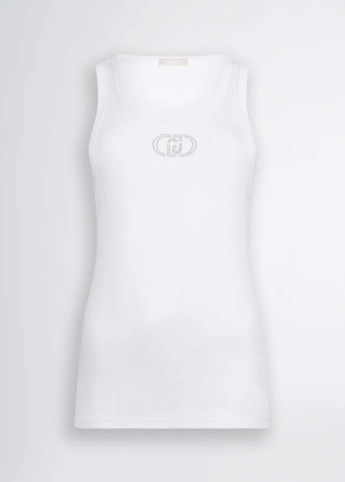 Liu Jo Top de algodón con logotipo-Mujer Camisetas Y Tops