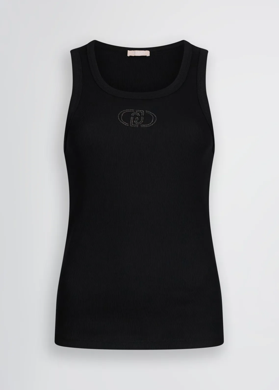 Liu Jo Top de algodón con logotipo-Mujer Camisetas Y Tops