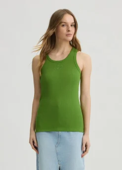 Liu Jo Top de algodón con logotipo-Mujer Camisetas Y Tops