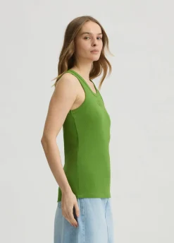 Liu Jo Top de algodón con logotipo-Mujer Camisetas Y Tops