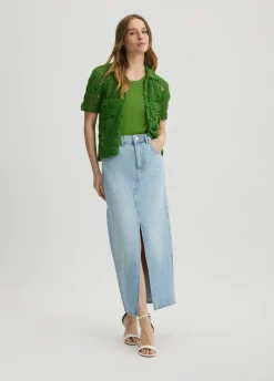 Liu Jo Top de algodón con logotipo-Mujer Camisetas Y Tops