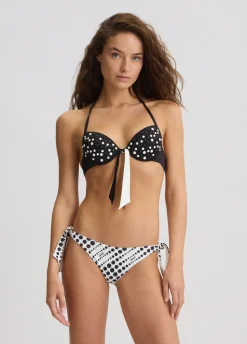 Liu Jo Top de bikini push-up con perlas-Mujer Moda Baño