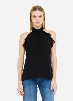 Liu Jo Top de fiesta de tejido georgette-Mujer Camisetas Y Tops|Ceremonia