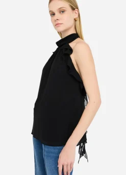 Liu Jo Top de fiesta de tejido georgette-Mujer Camisetas Y Tops|Ceremonia