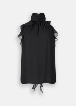Liu Jo Top de fiesta de tejido georgette-Mujer Camisetas Y Tops|Ceremonia