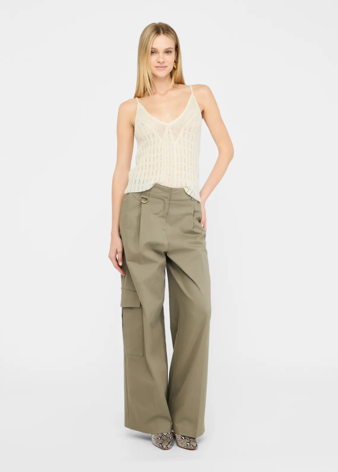 Liu Jo Top de lana y alpaca-Mujer Cárdigans Y Jerséis