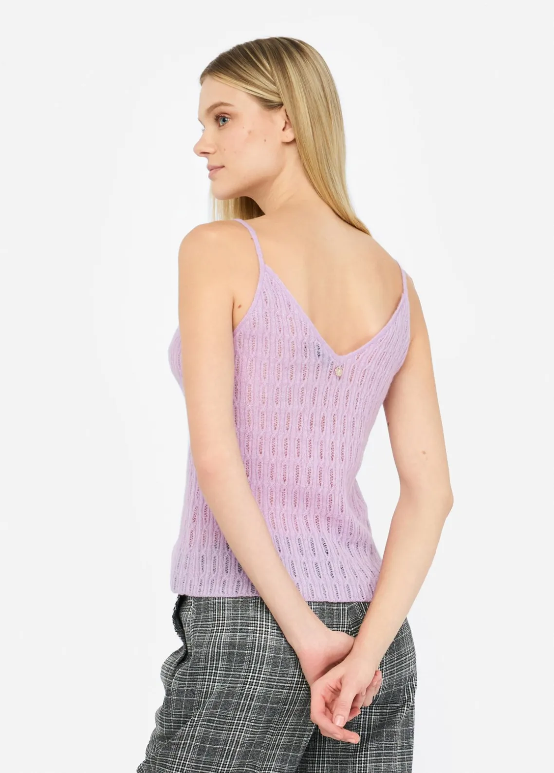 Liu Jo Top de lana y alpaca-Mujer Cárdigans Y Jerséis