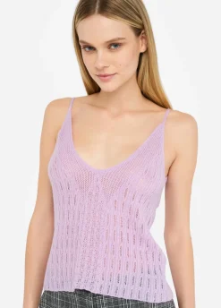 Liu Jo Top de lana y alpaca-Mujer Cárdigans Y Jerséis