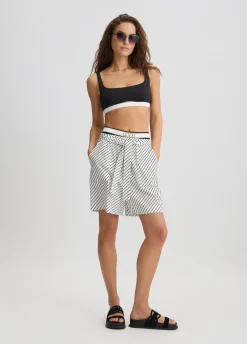 Liu Jo Top de playa y braguita de cintura alta-Mujer Moda Baño