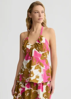 Liu Jo Top de popelina estampado-Mujer Camisetas Y Tops