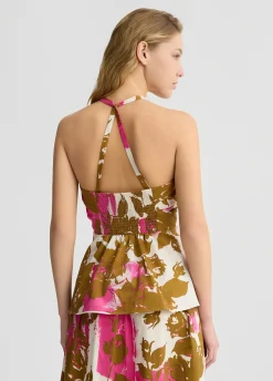 Liu Jo Top de popelina estampado-Mujer Camisetas Y Tops