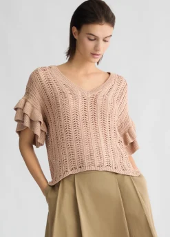 Liu Jo Top de punto-Mujer Cárdigans Y Jerséis