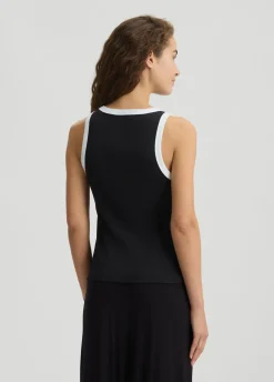 Liu Jo Top de punto canalé-Mujer Moda Baño|Camisetas Y Tops