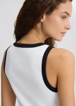 Liu Jo Top de punto canalé-Mujer Moda Baño|Camisetas Y Tops