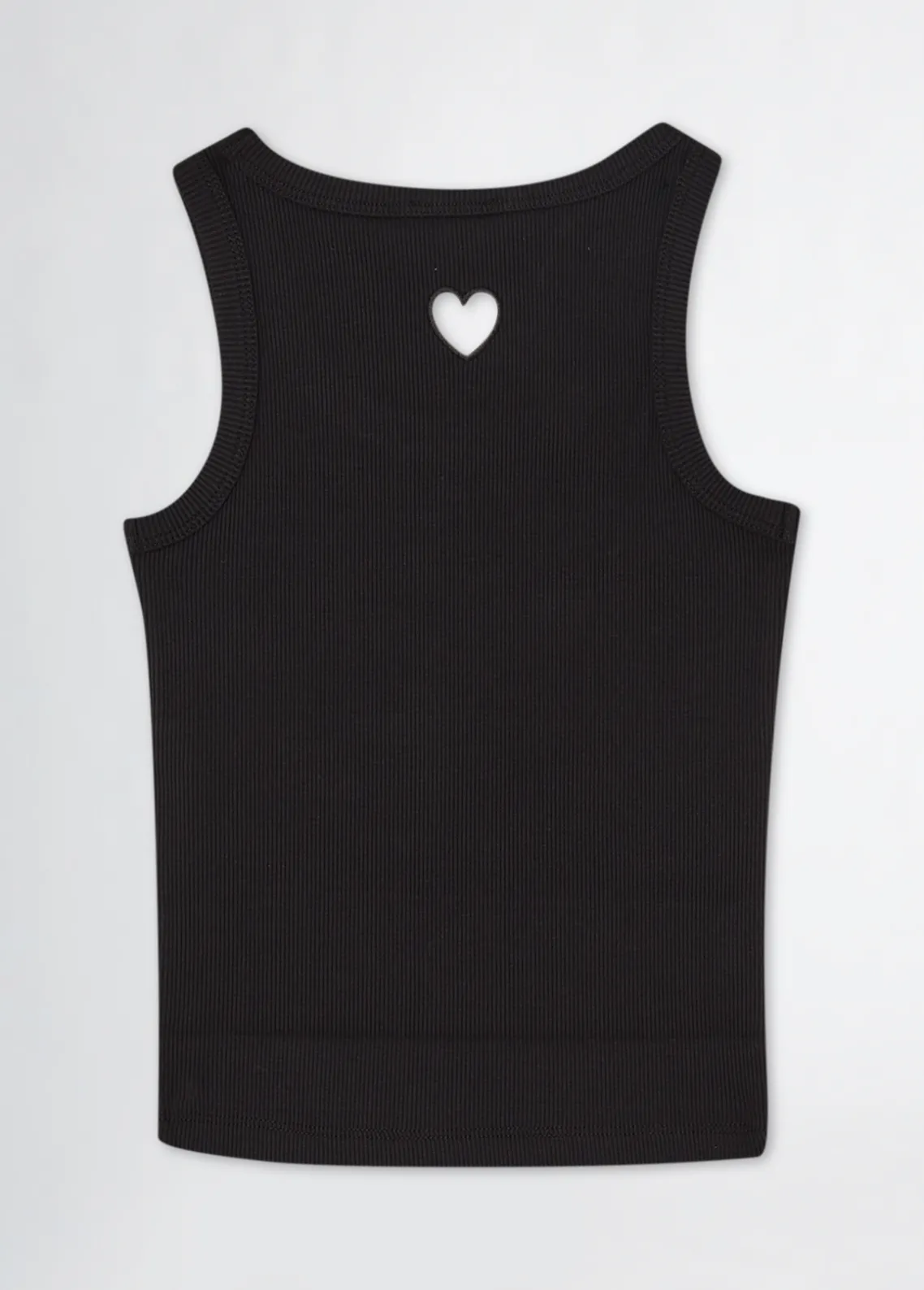 Liu Jo Top de punto canalé de algodón- Camisetas