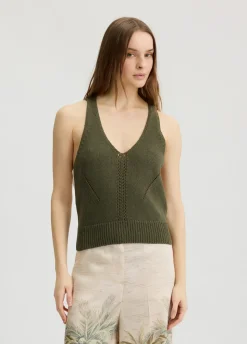 Liu Jo Top de punto con abertura-Mujer Cárdigans Y Jerséis|Camisetas Y Tops