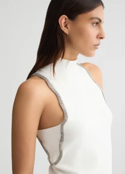 Liu Jo Top de punto con strass-Mujer Cárdigans Y Jerséis
