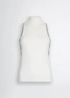Liu Jo Top de punto con strass-Mujer Cárdigans Y Jerséis