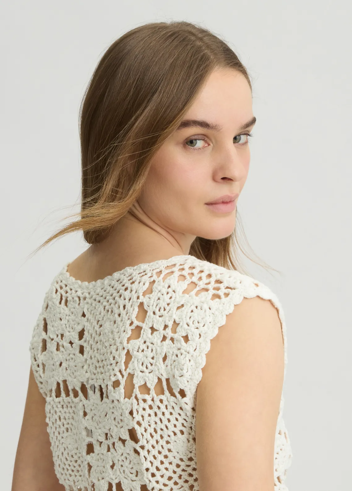 Liu Jo Top de punto crochet-Mujer Cárdigans Y Jerséis