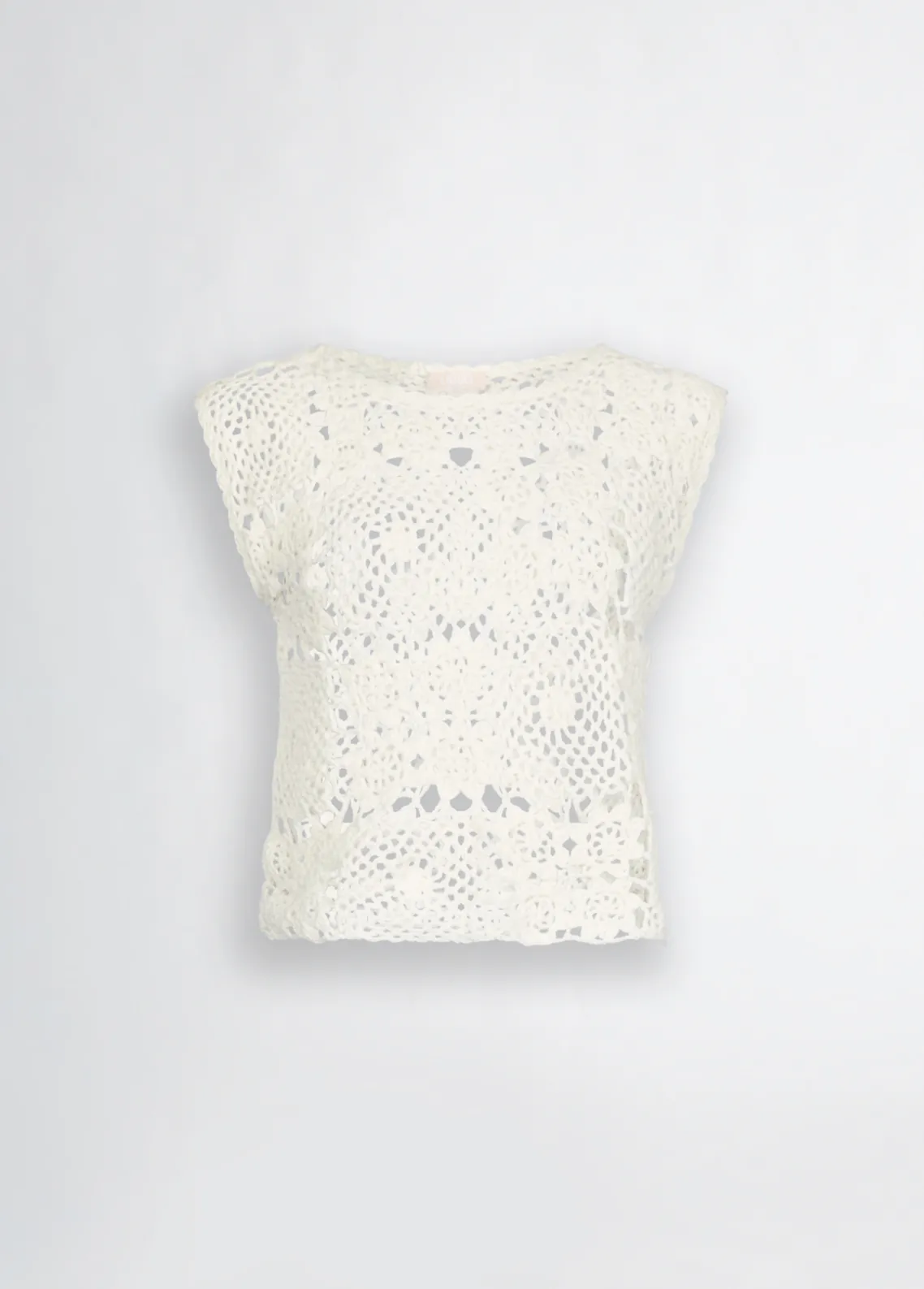 Liu Jo Top de punto crochet-Mujer Cárdigans Y Jerséis