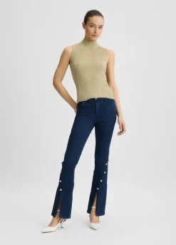 Liu Jo Top de punto lurex®-Mujer Cárdigans Y Jerséis