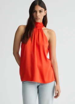 Liu Jo Top de raso-Mujer Camisetas Y Tops