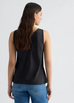 Liu Jo Top de raso con encaje-Mujer Camisetas Y Tops