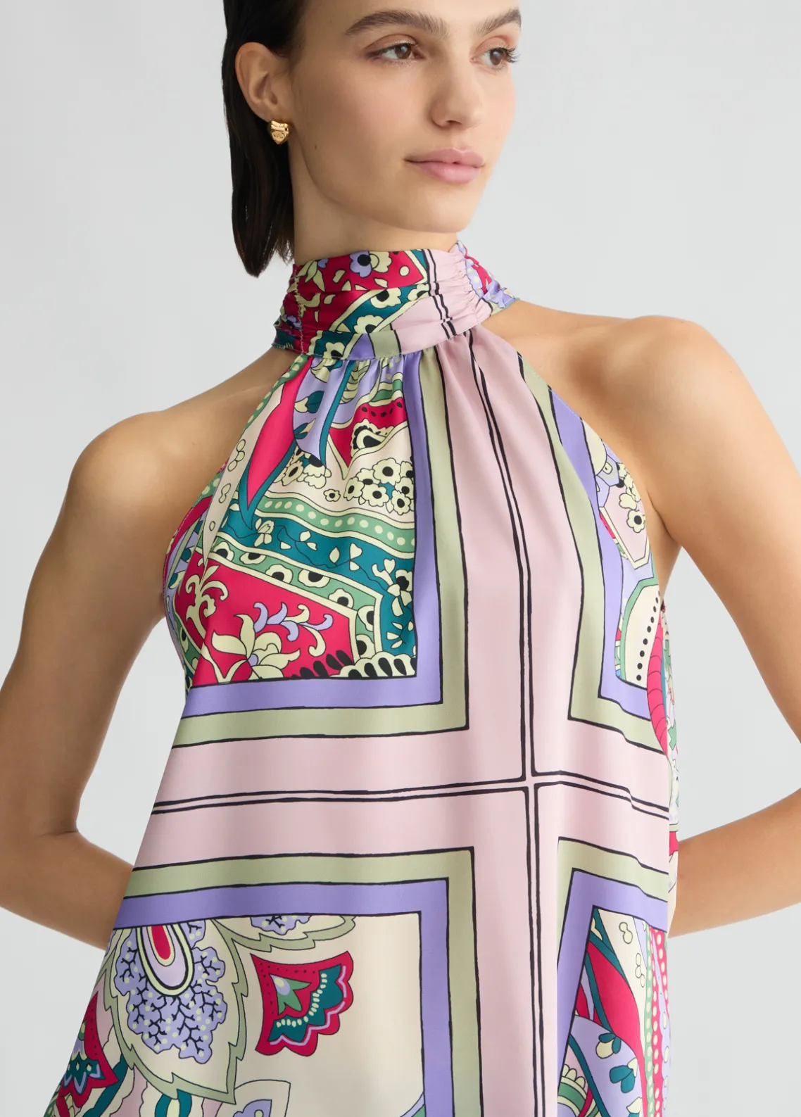 Liu Jo Top de raso estampado-Mujer Camisetas Y Tops