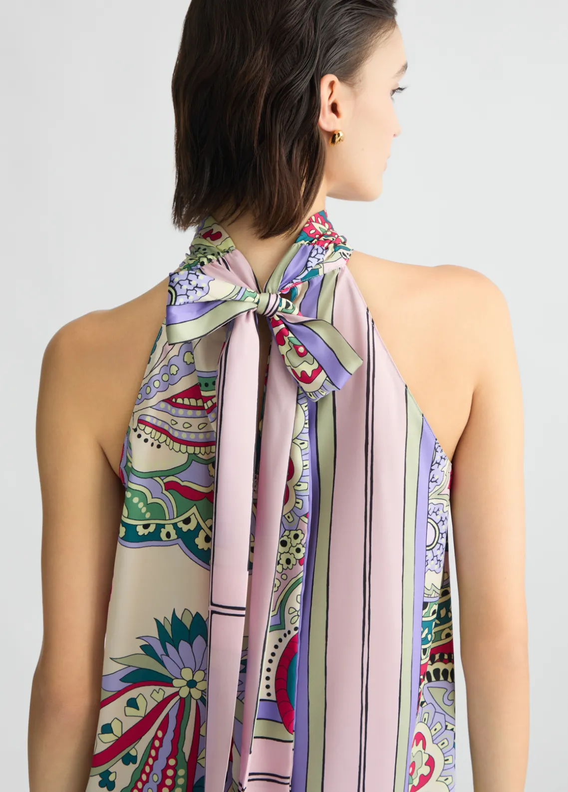 Liu Jo Top de raso estampado-Mujer Camisetas Y Tops