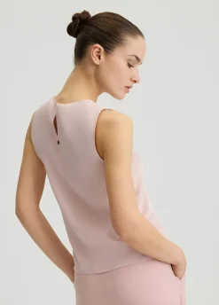 Liu Jo Top de raso y georgette-Mujer Tailleur|Camisetas Y Tops