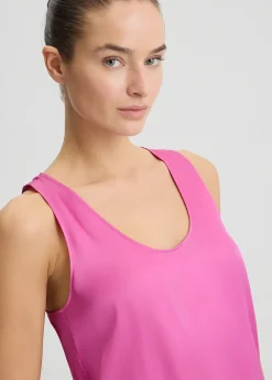 Liu Jo Top de satén-Mujer Camisetas Y Tops