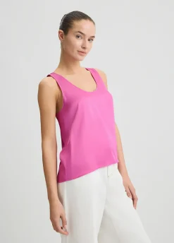 Liu Jo Top de satén-Mujer Camisetas Y Tops