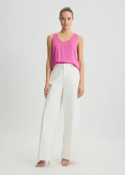 Liu Jo Top de satén-Mujer Camisetas Y Tops