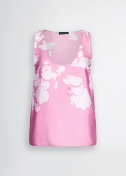 Liu Jo Top de satén-Mujer Camisetas Y Tops