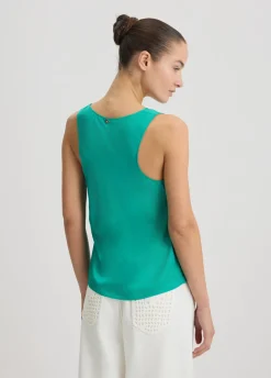 Liu Jo Top de satén-Mujer Camisetas Y Tops