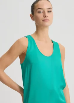 Liu Jo Top de satén-Mujer Camisetas Y Tops